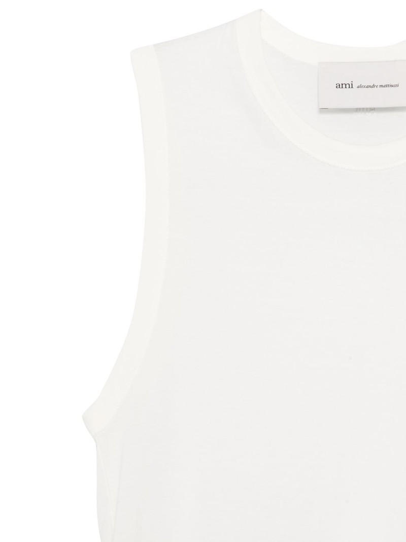 crew-neck sleeveless T-shirt 3