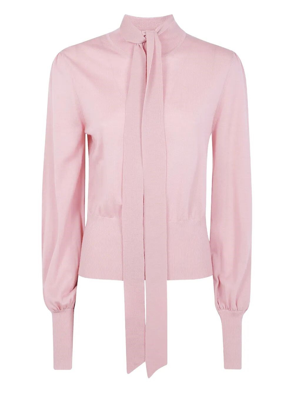 Introducing the 'PUSSYBOW SWEATER' by ZIMMERMANN, a sophisticated addition to your Fall Winter 2025/ - 1