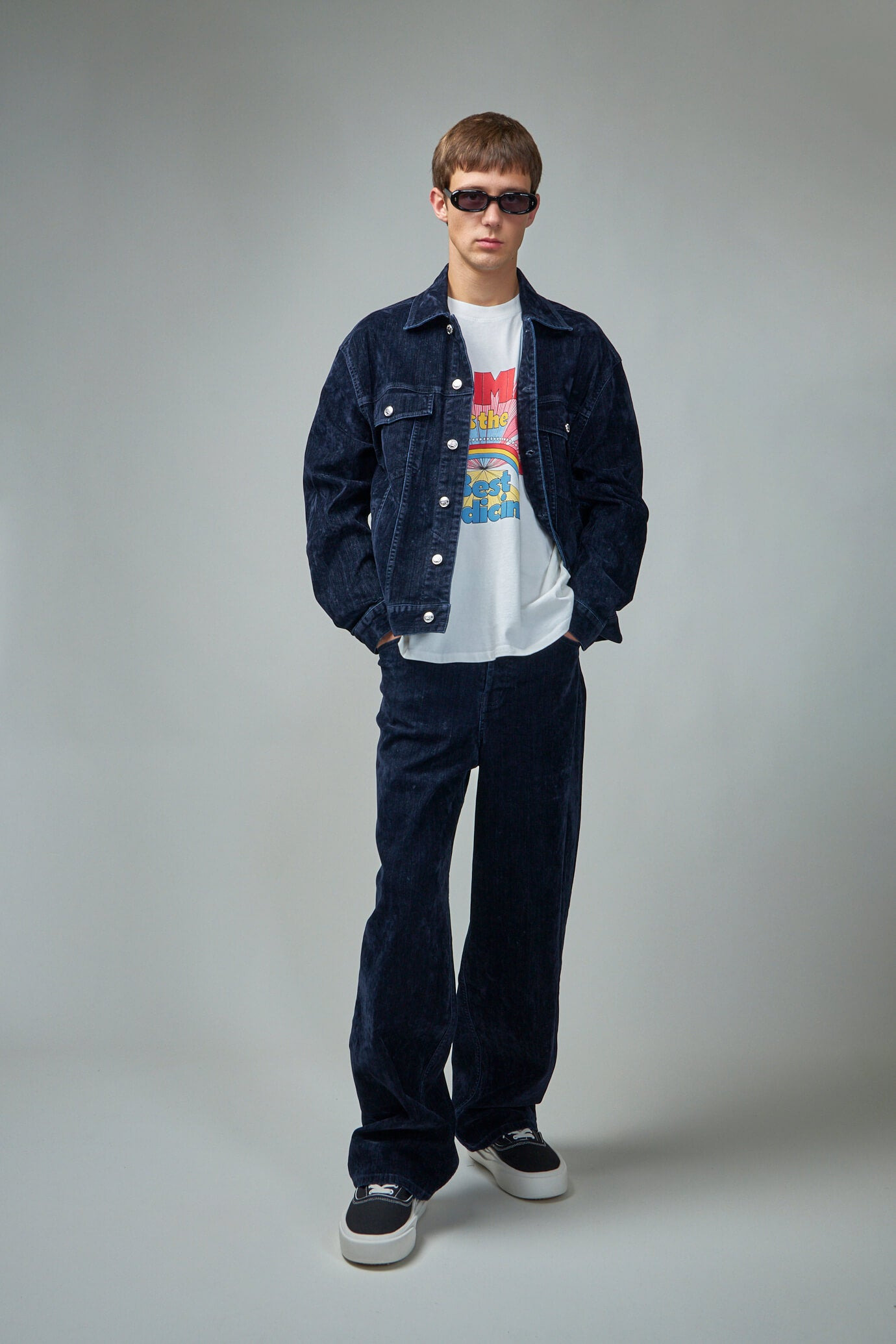 Moleskin Wide Jeans - 2