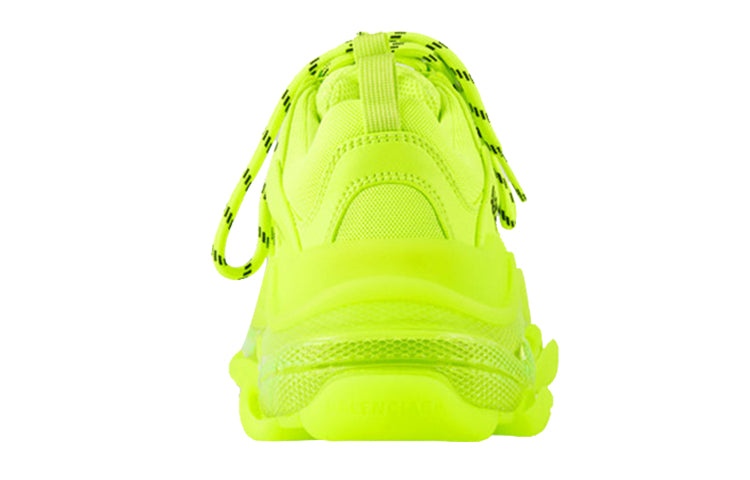 (WMNS) Balenciaga Triple S 'Fluo Yellow' 544351W2FF17320 - 4