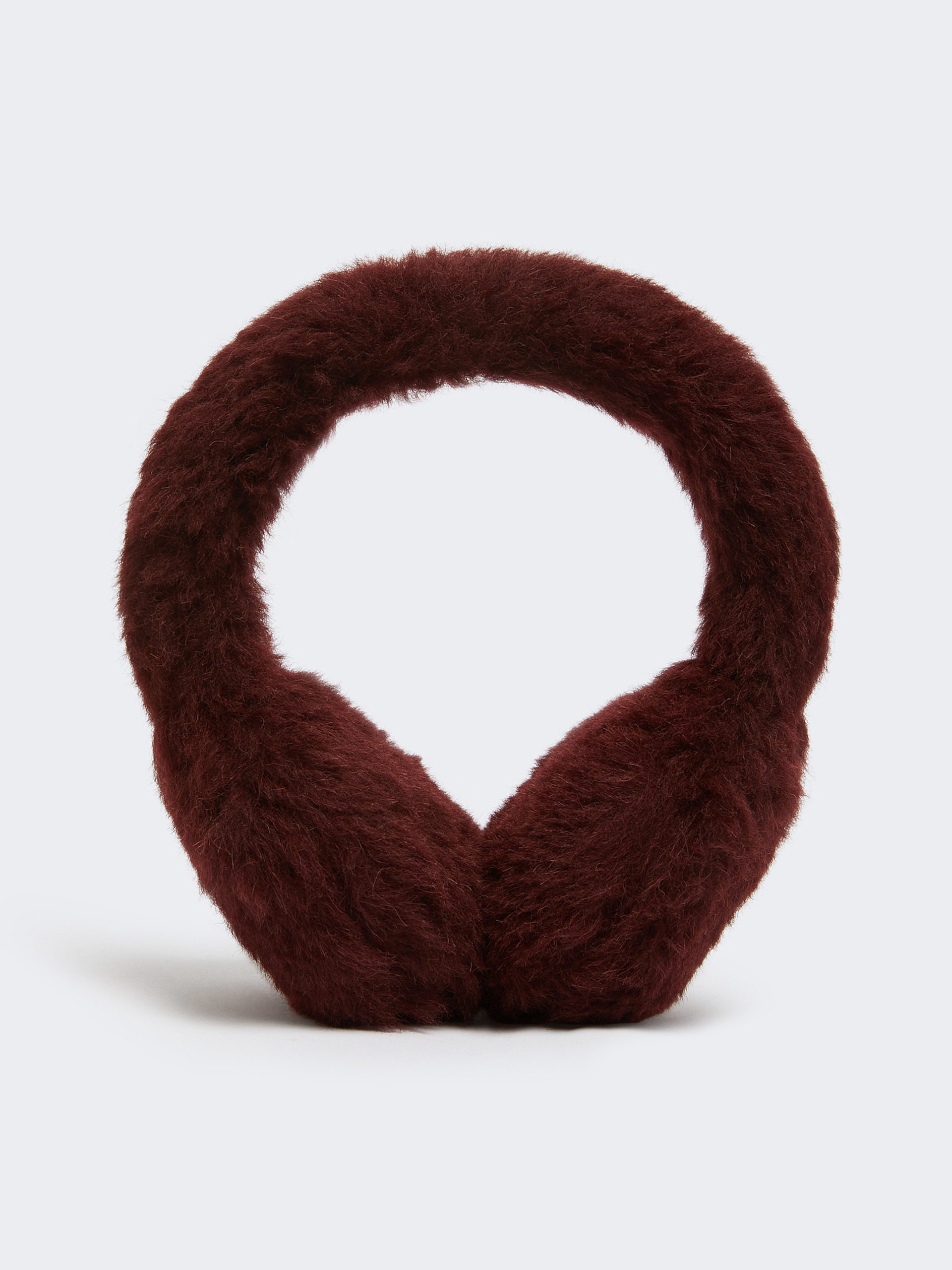 MUFFY1 Alpaca and wool Teddy fabric earmuffs - 2