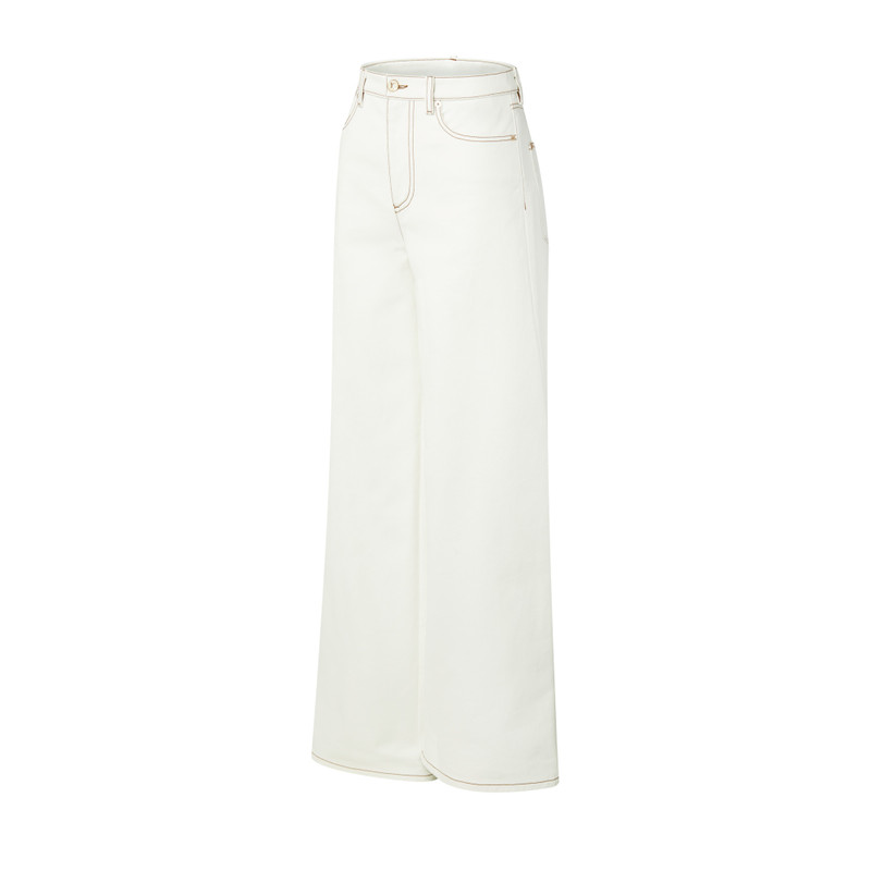 Contrast Stitch Utility Jeans 2