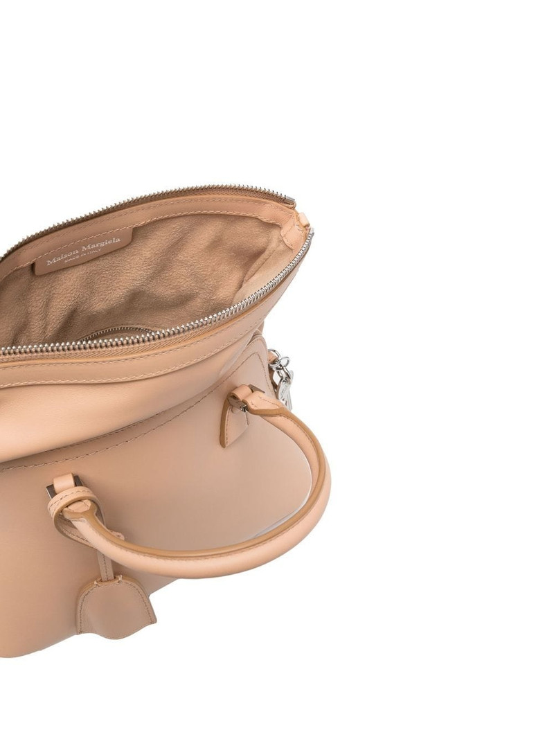 key-detail leather tote bag 5
