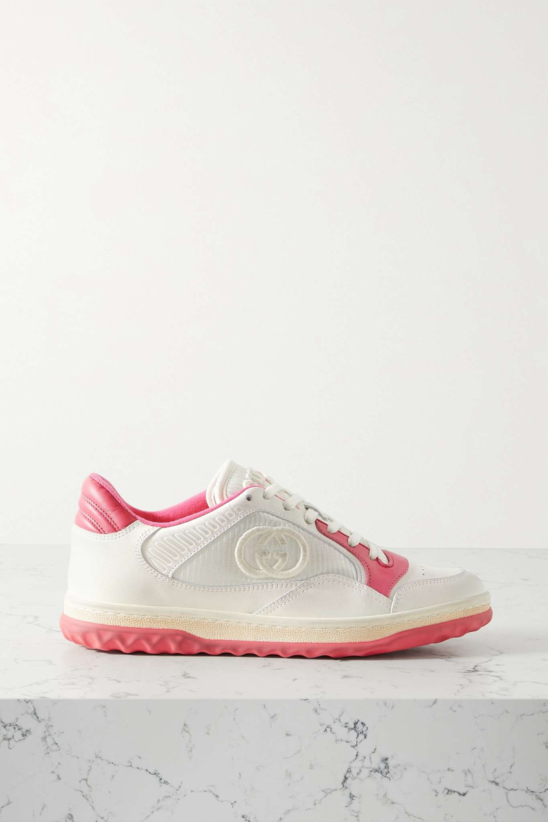 MAC80 distressed leather sneakers - 1