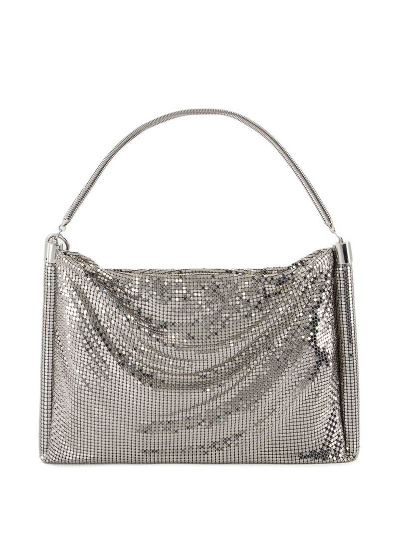 rabanne metallic mesh shoulder bag outlook