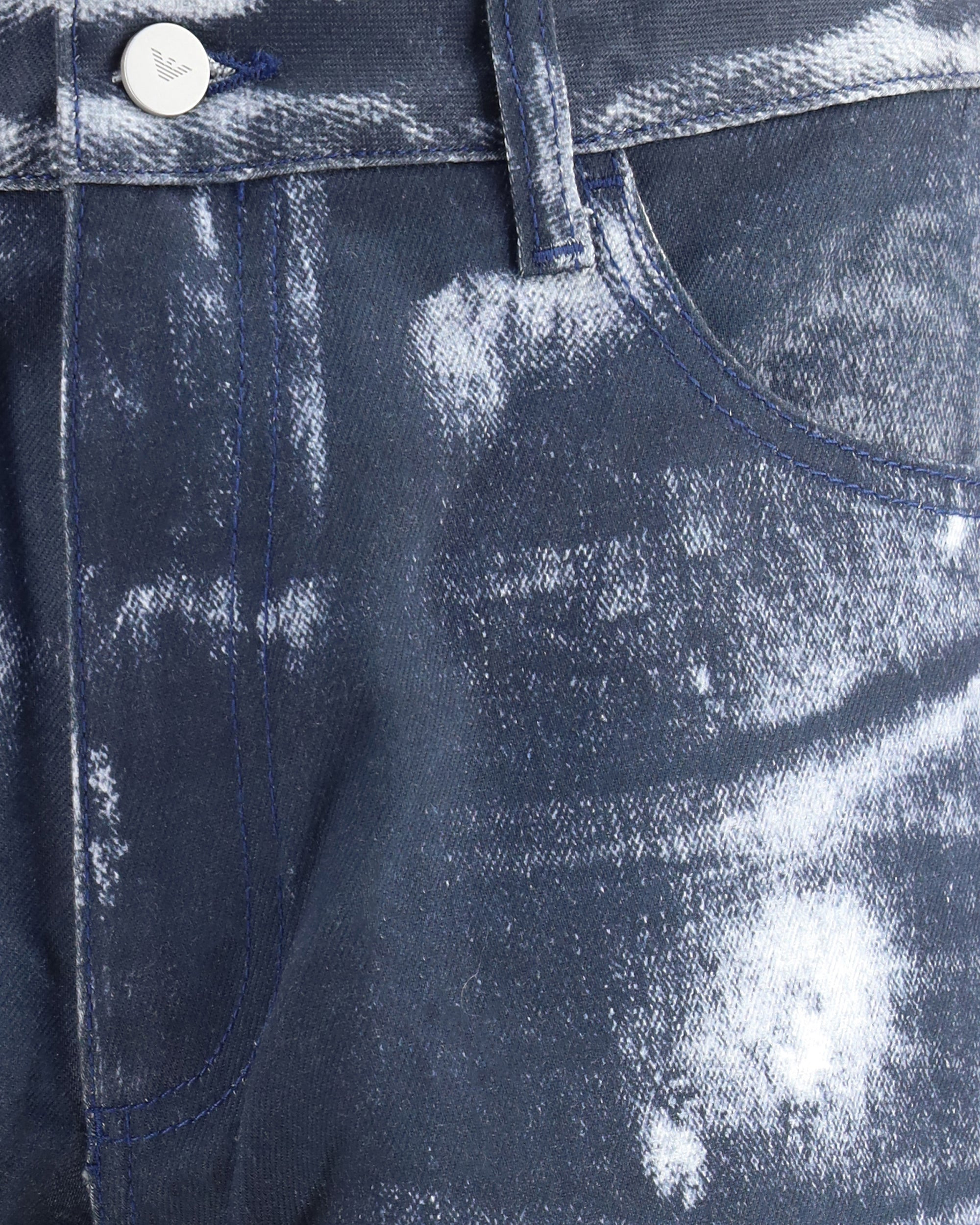 Denim print Pants - 3
