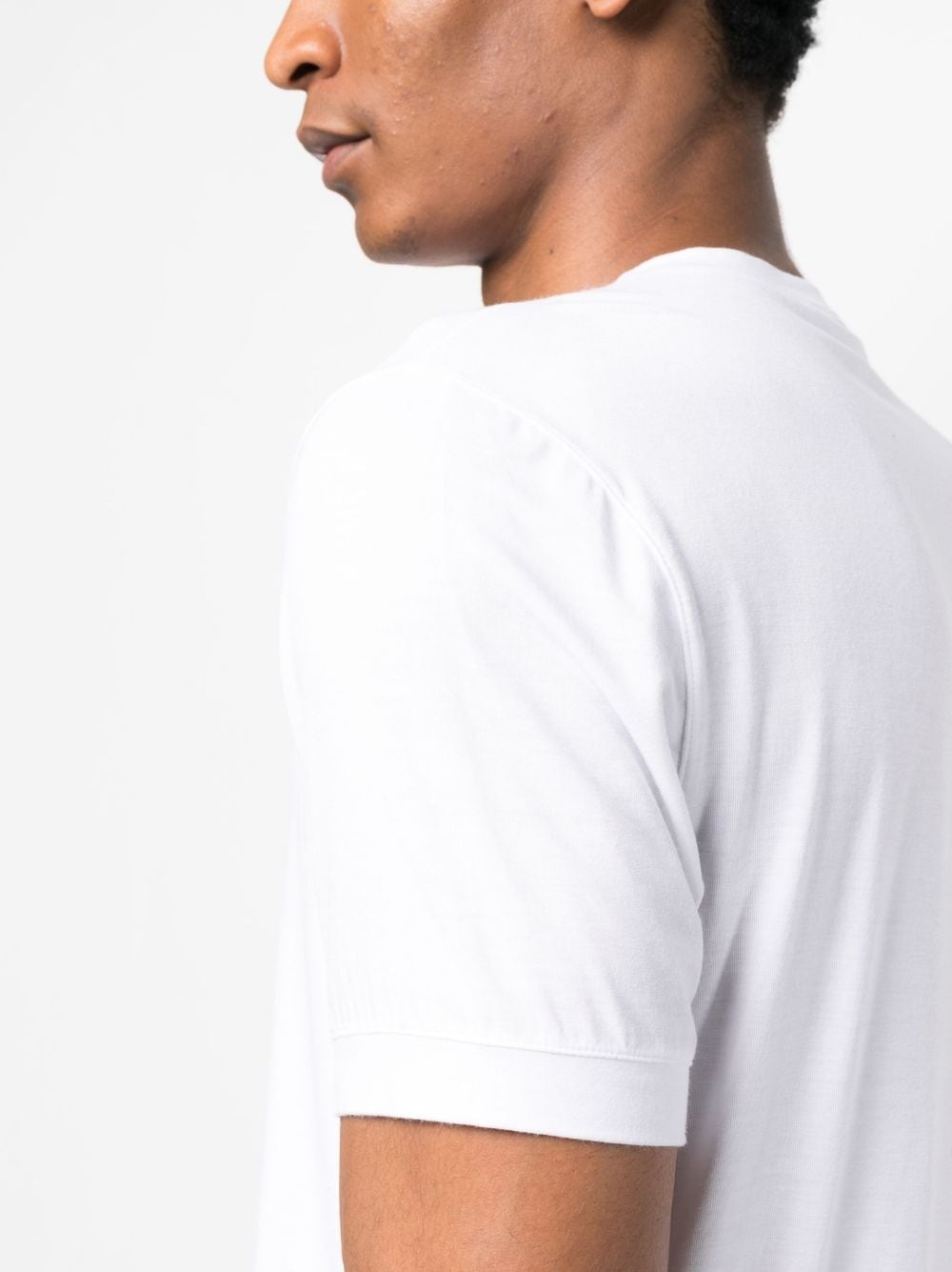 crew-neck plain T-shirt - 5