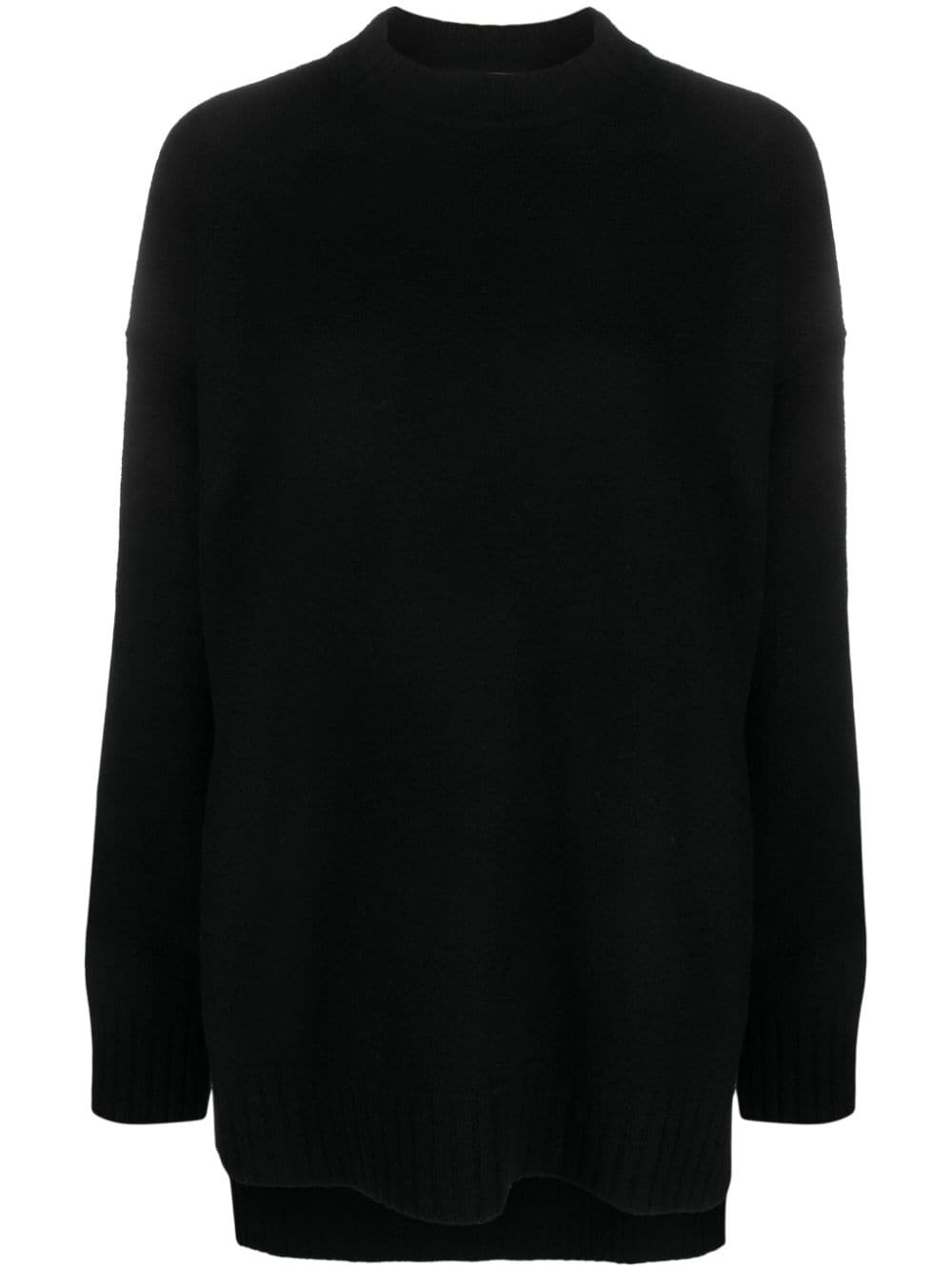 long-sleeve crew-neck wool jumper - 1