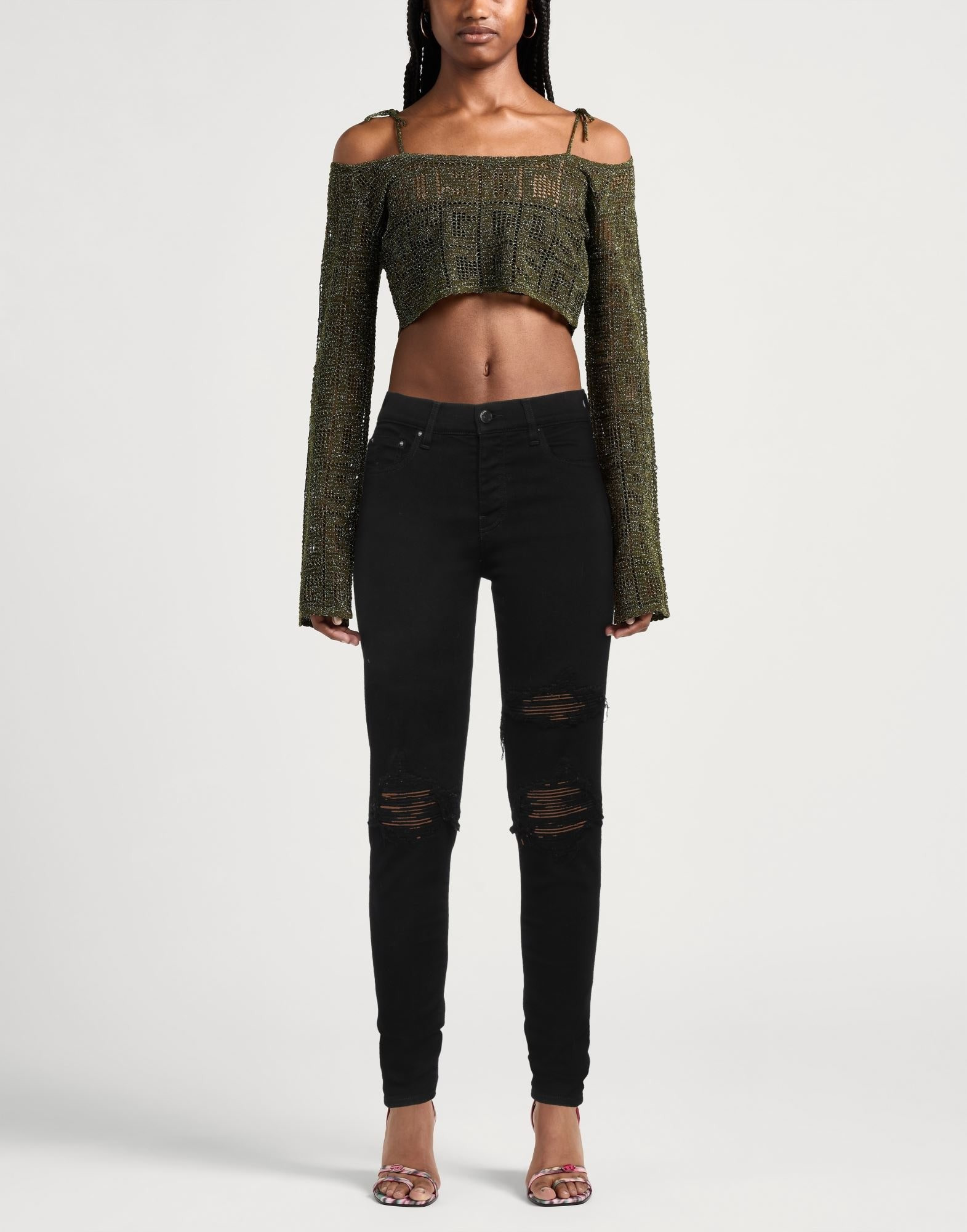 Black Women's Denim Pants - 2