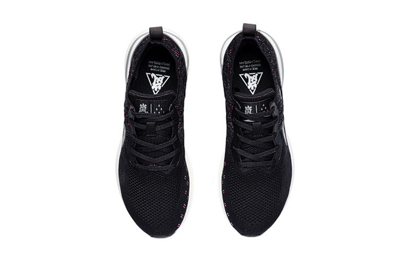 Li-Ning (WMNS) Li-Ning Lifestyle Sportswear Running Shoes 'Black' ARHR132-1 outlook