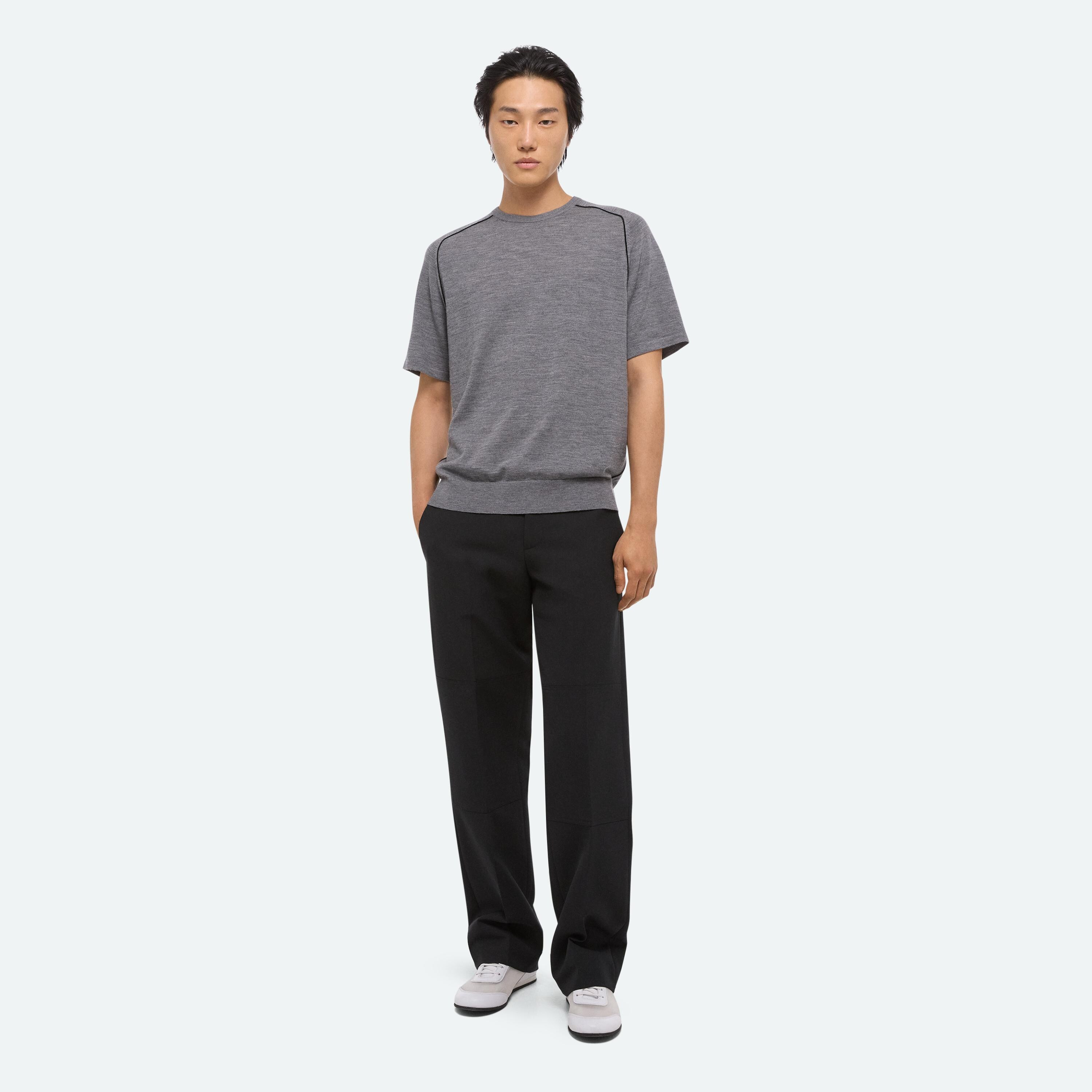 CONTRAST SEAM TEE - 2