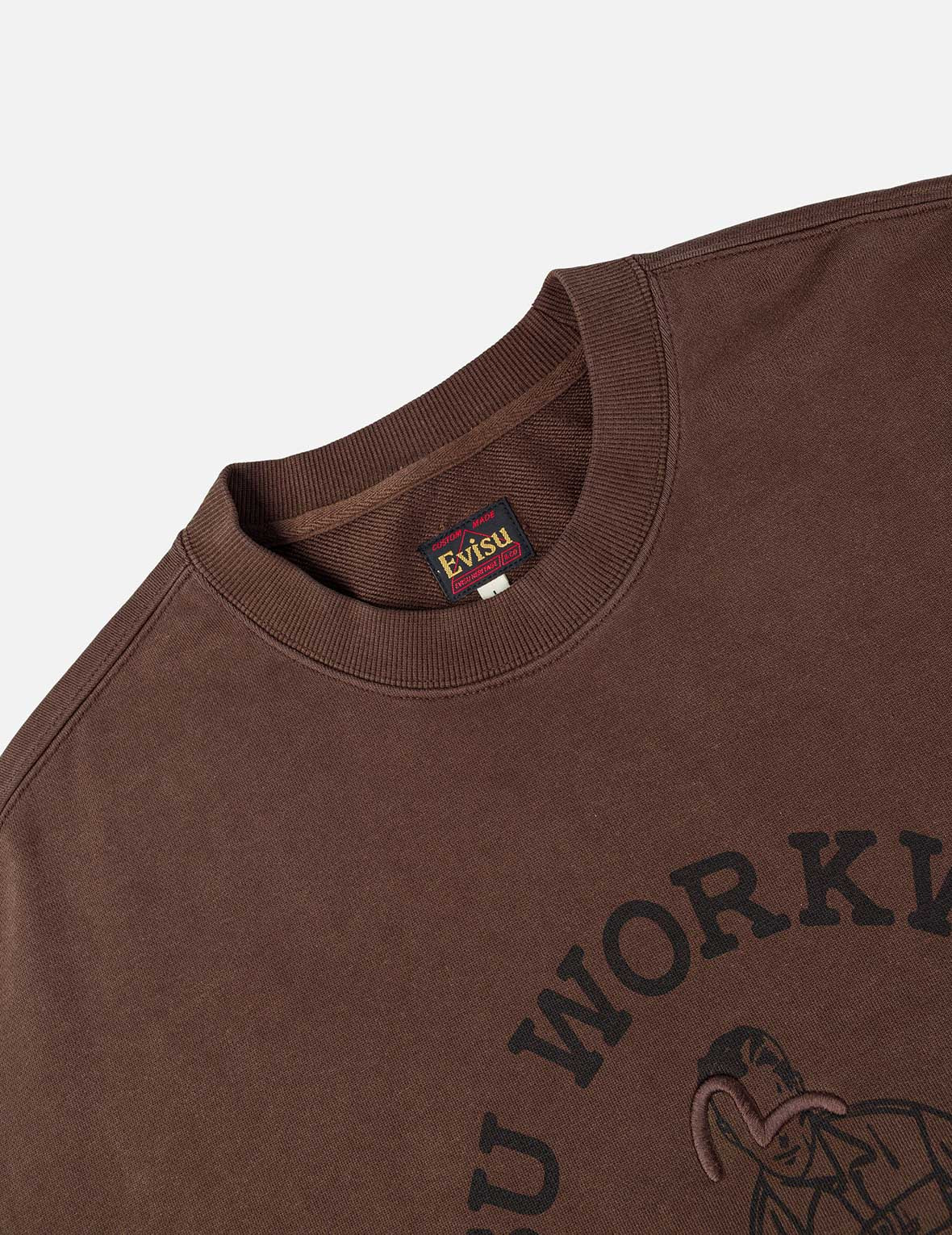 Bowling Workwear Print Relax Fit Sweatshirt - 8