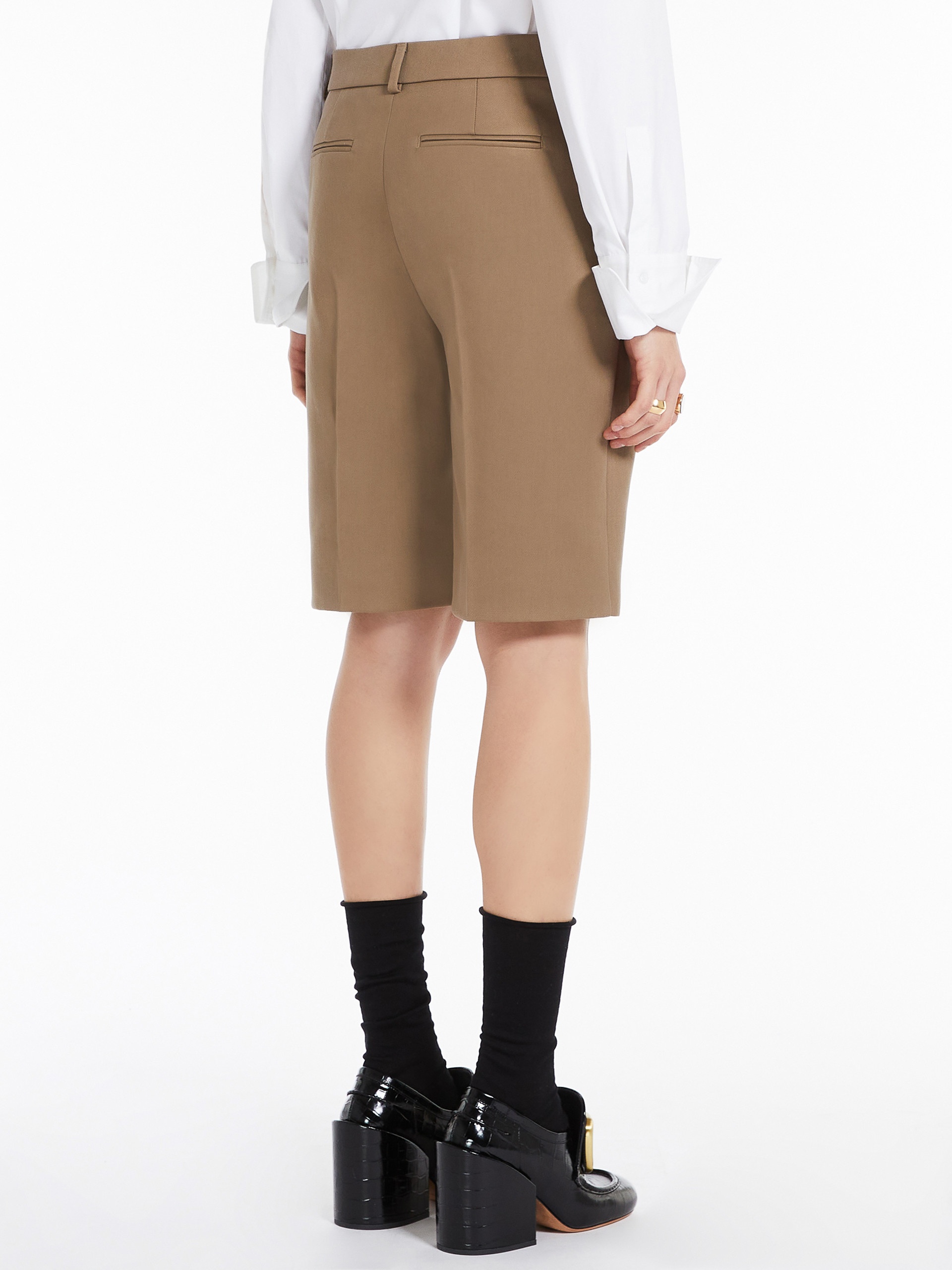 OCRA Tailoring-inspired Bermuda shorts in cotton and viscose - 4
