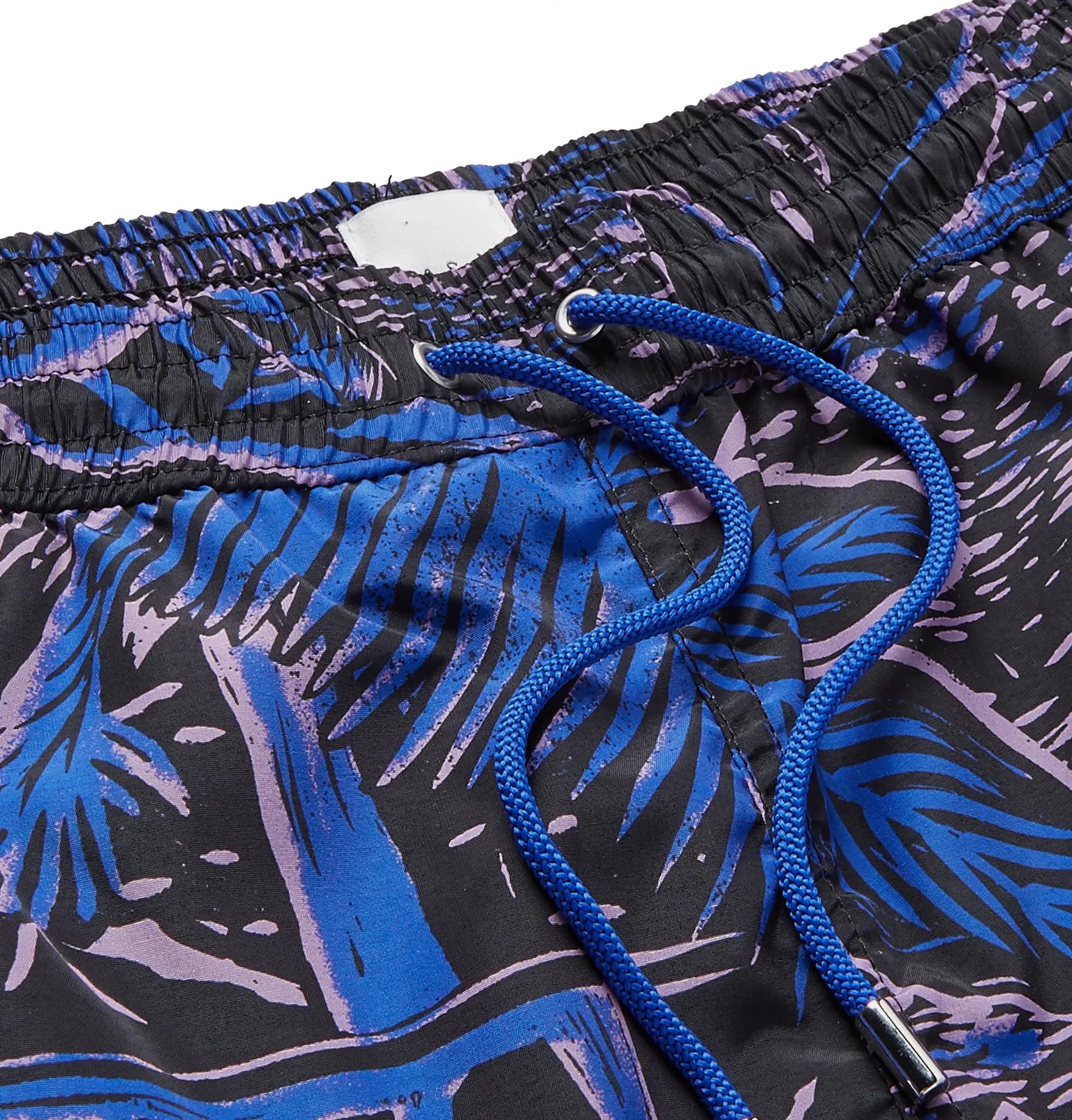 Mid-Length Printed Swim Shorts - 4