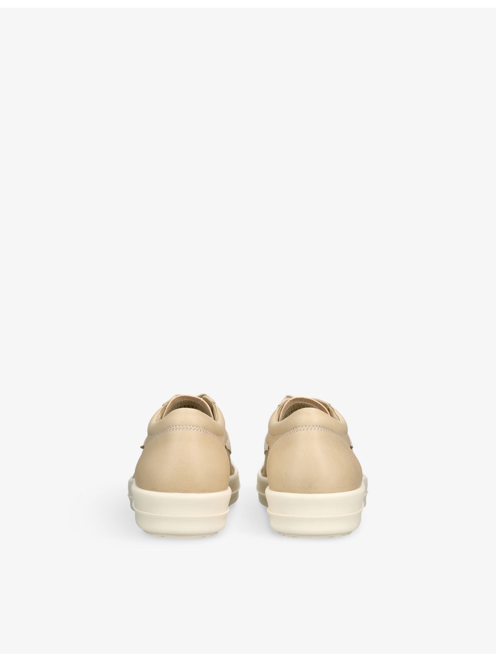 Vintage Leather and Suede Low-Top Trainers - 4