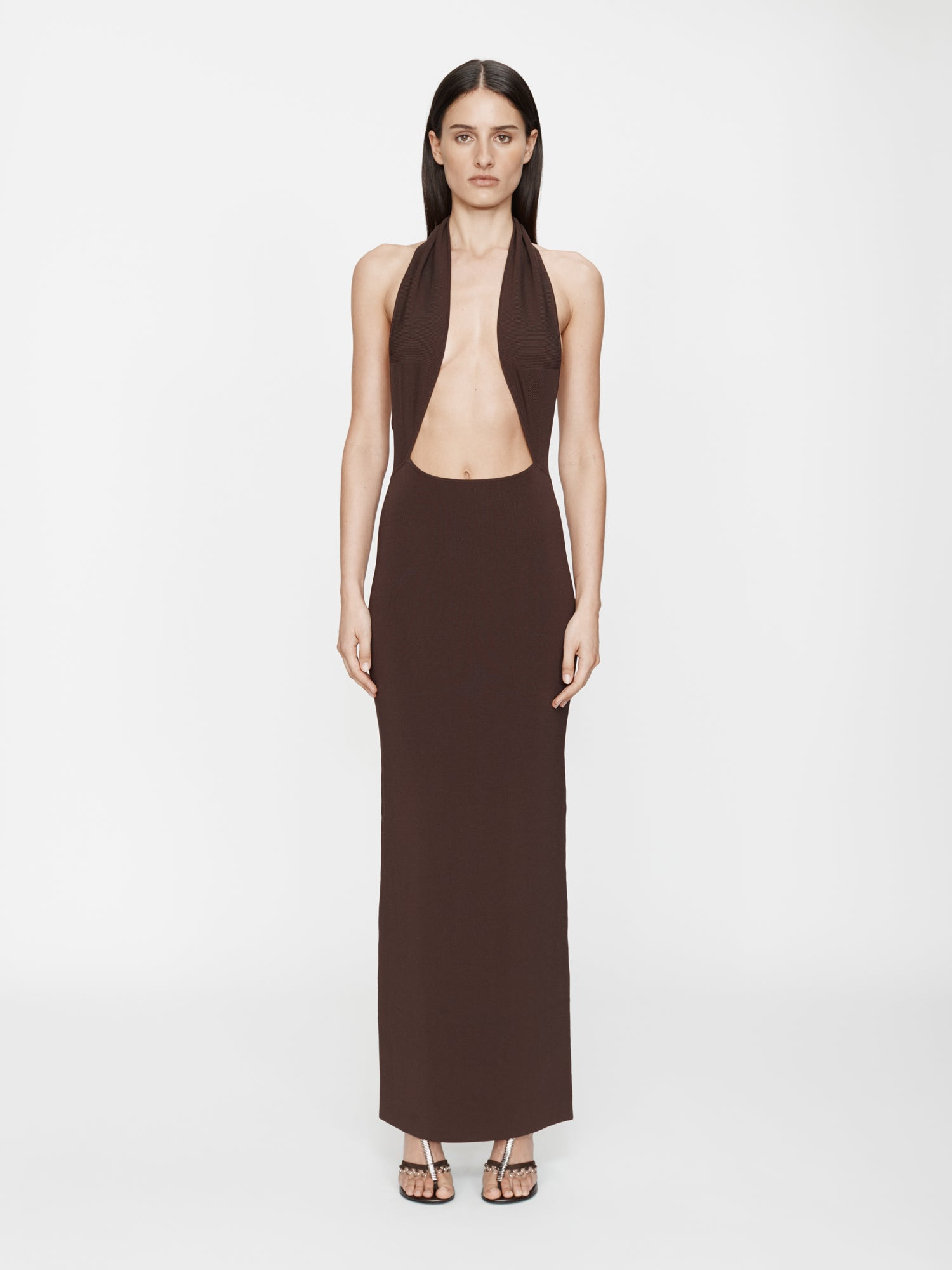 Slope Knit Halter Dress - 3