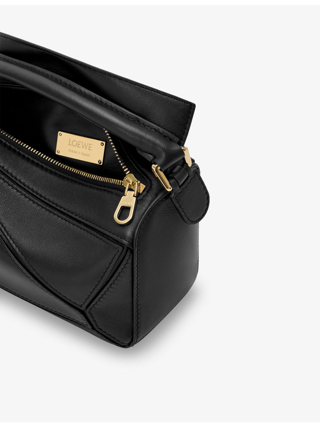 Mini Puzzle Leather Bag - 4