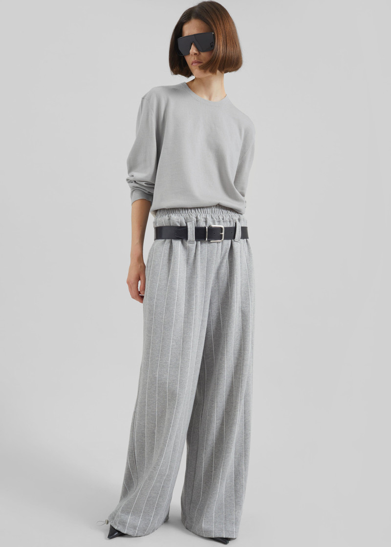 Gisby Striped Joggers - Grey 3