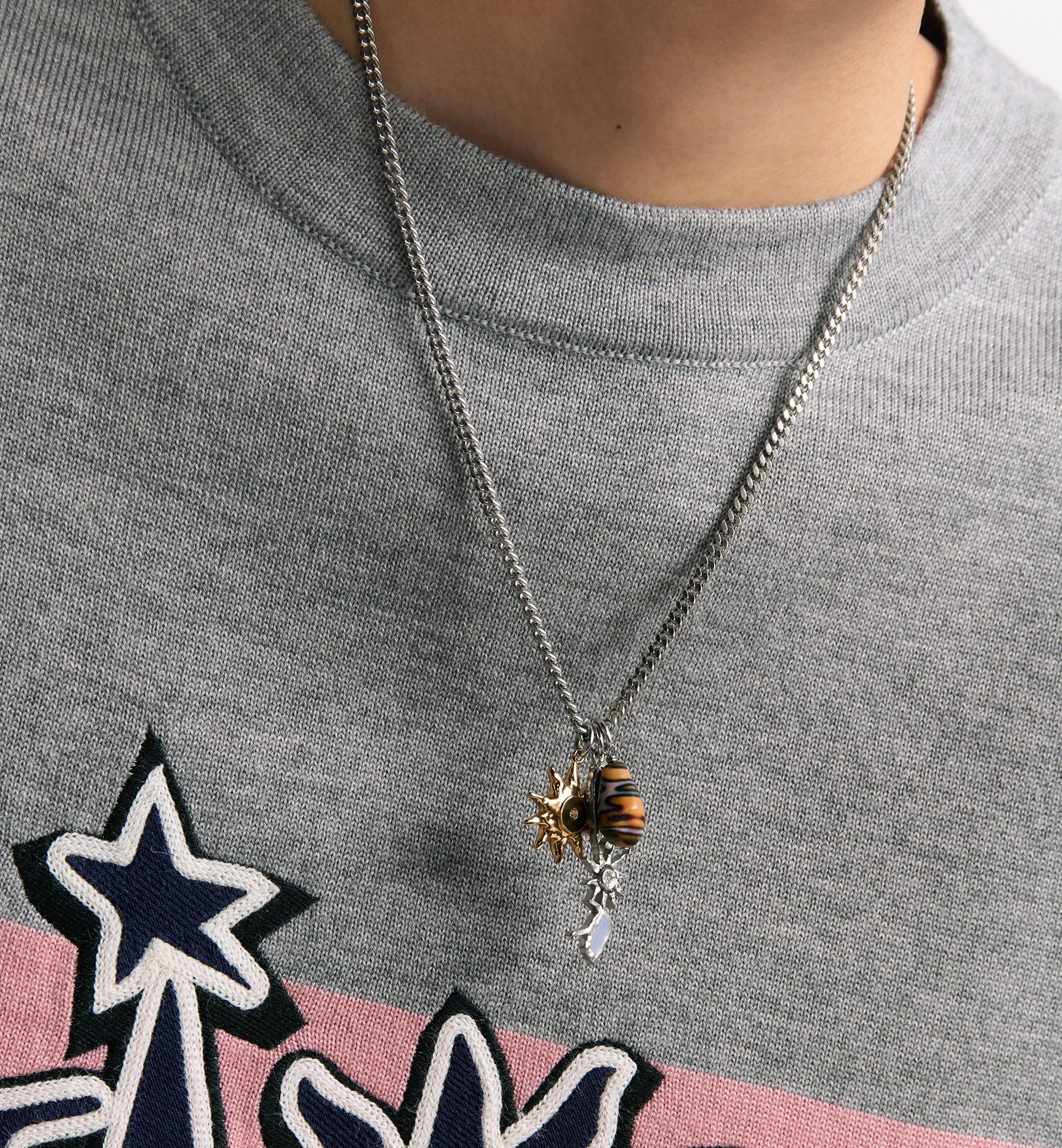 DIOR AND LEWIS HAMILTON Pendant Necklace - 3