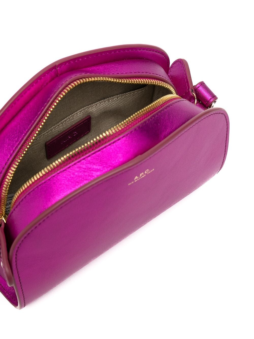 Demi-Lune metallic crossbody bag - 5