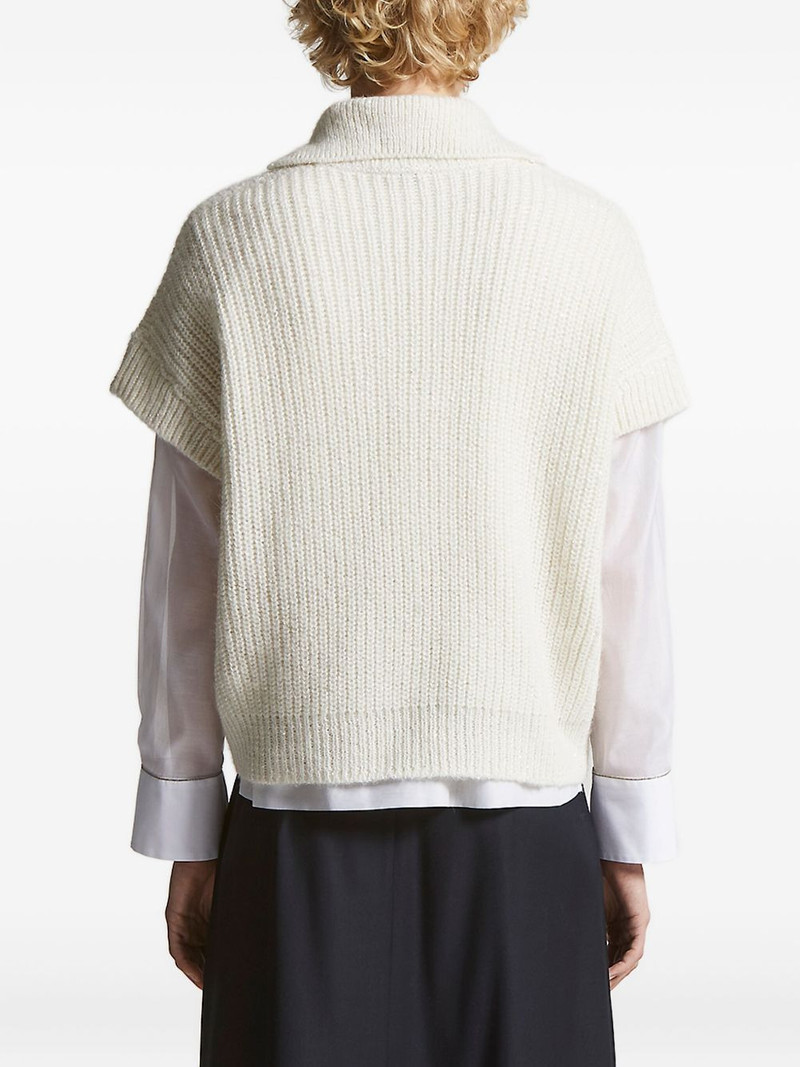 ribbed collar sweater 4