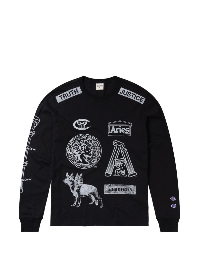 x Aries graphic-print sweatshirt 1