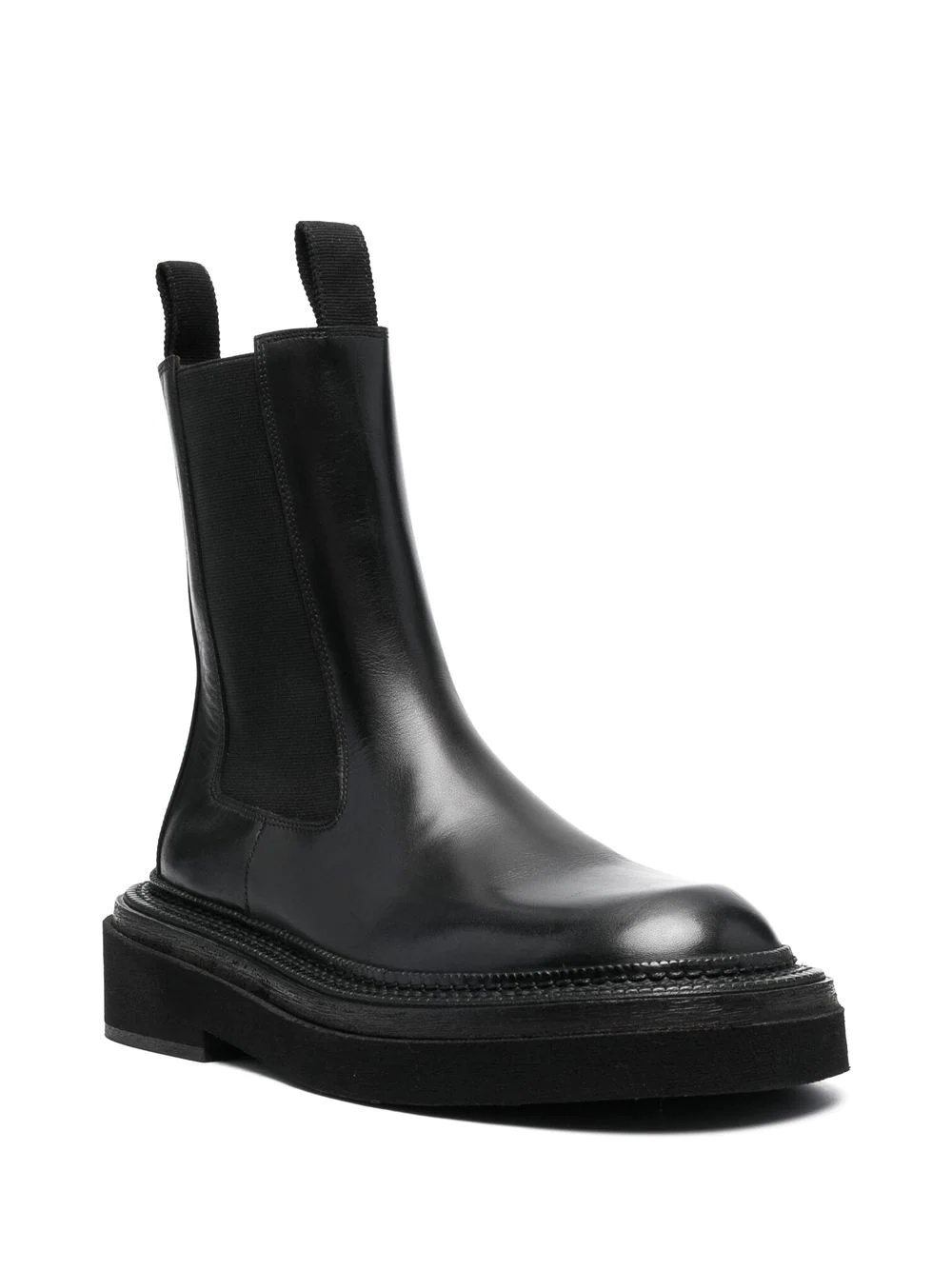 chunky leather boots - 3