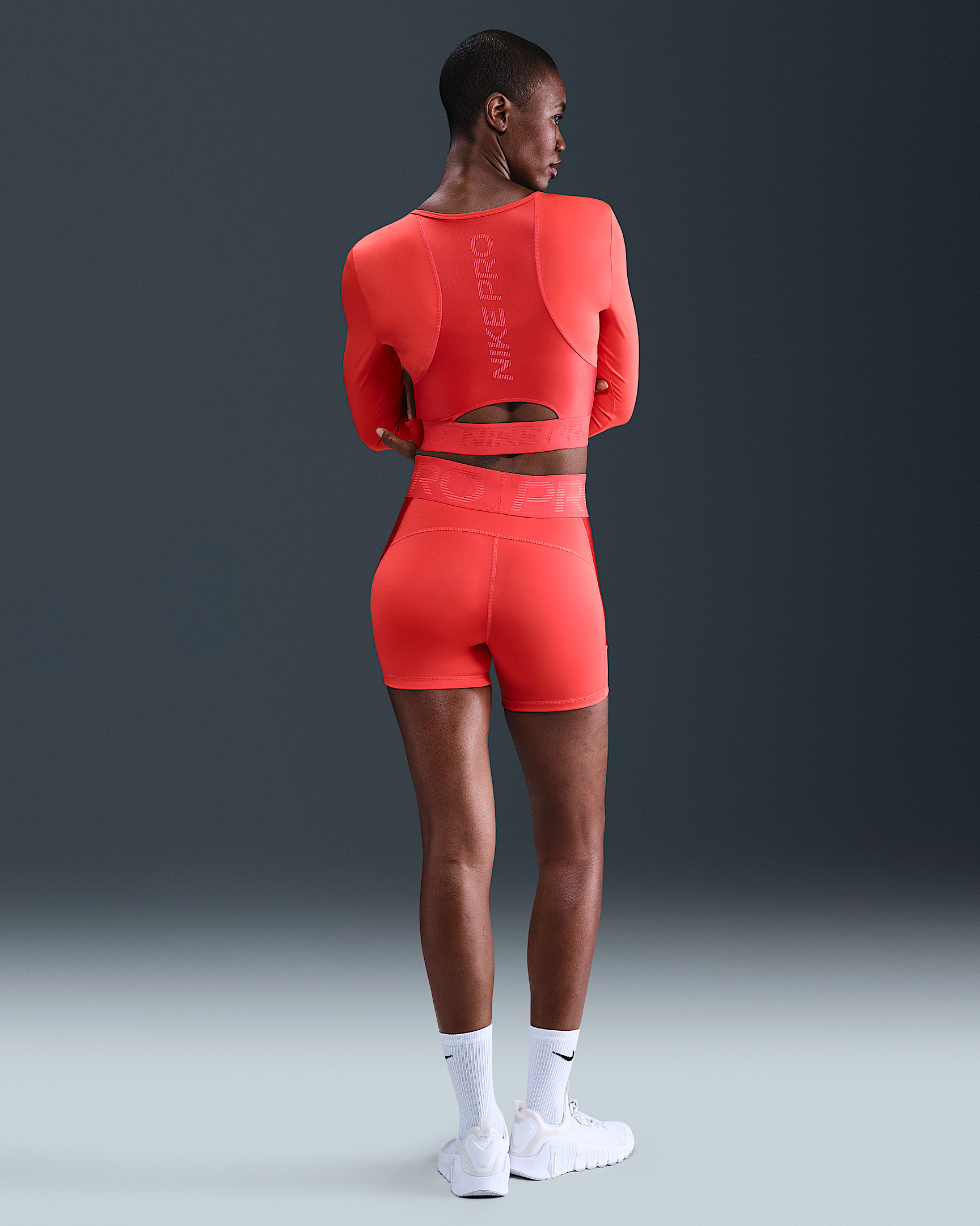 Nike Pro Women's Dri-FIT Cropped Long-Sleeve Top - 5