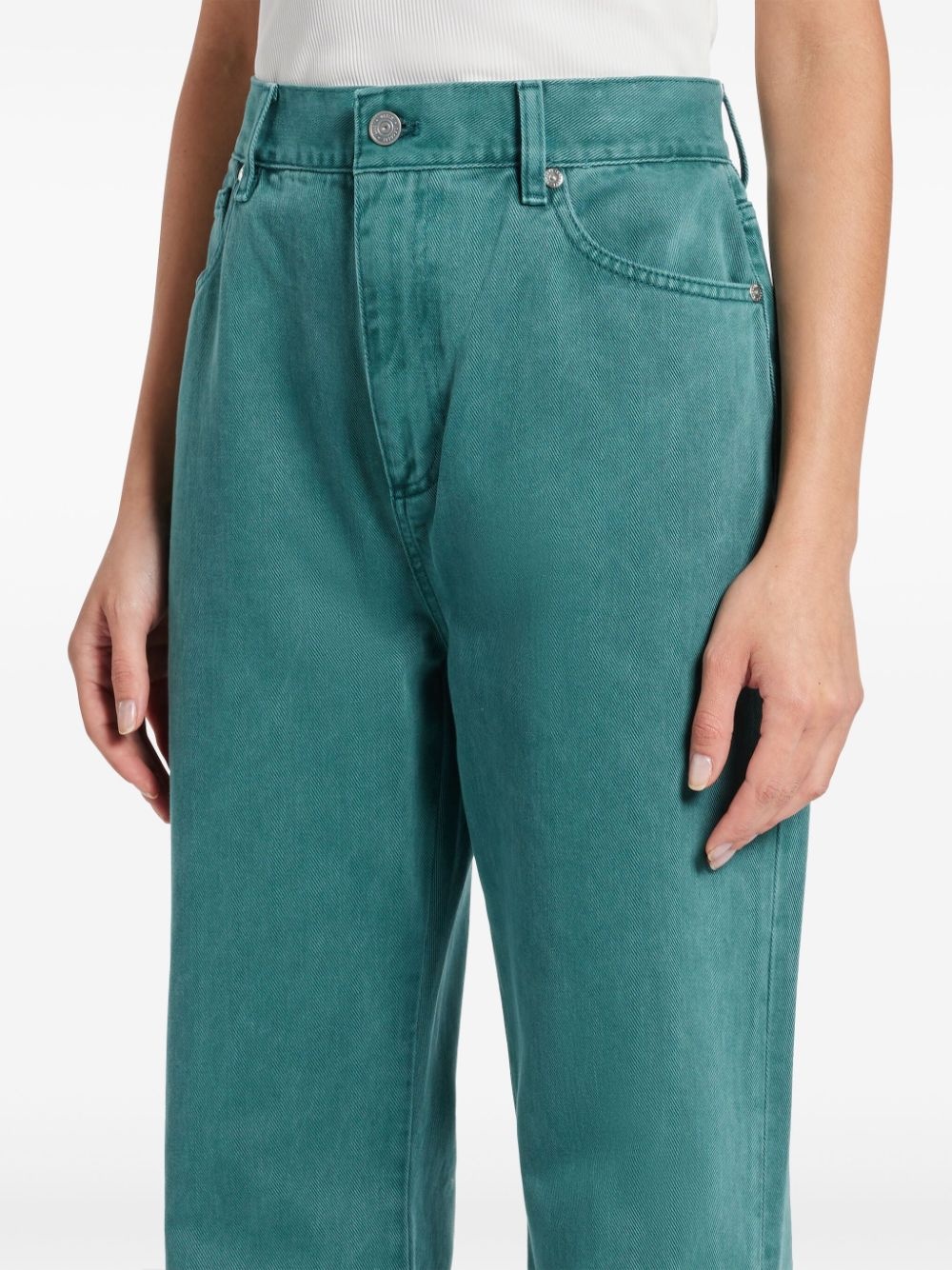 straight-leg cotton jeans - 5