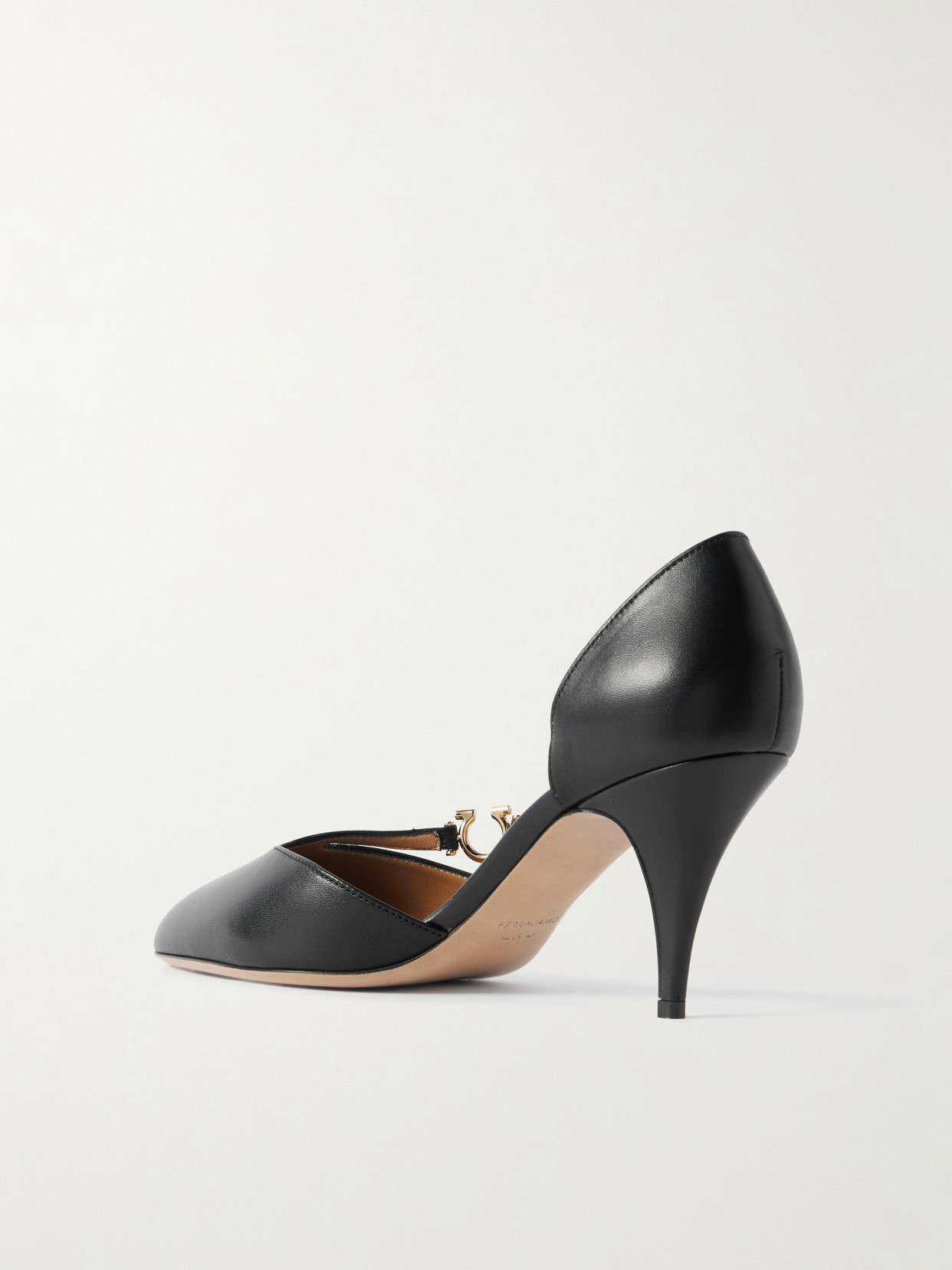 Moreen Embellished Leather Pumps - 3