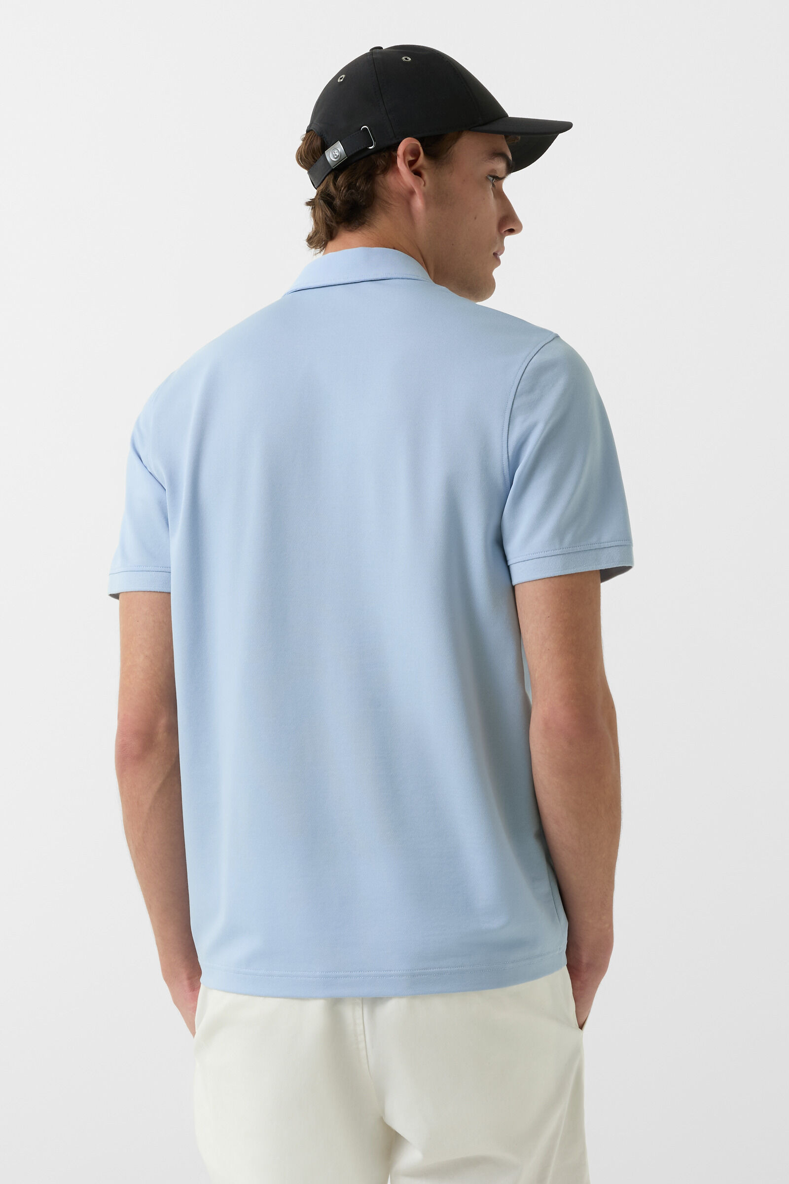 Timo polo shirt in Light blue - 3
