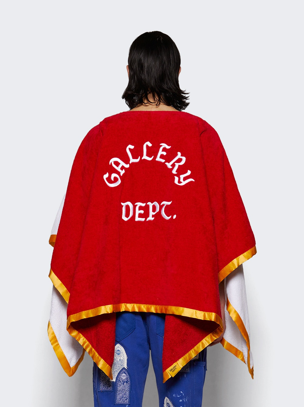 Boxing Towel Poncho Red And White - 4