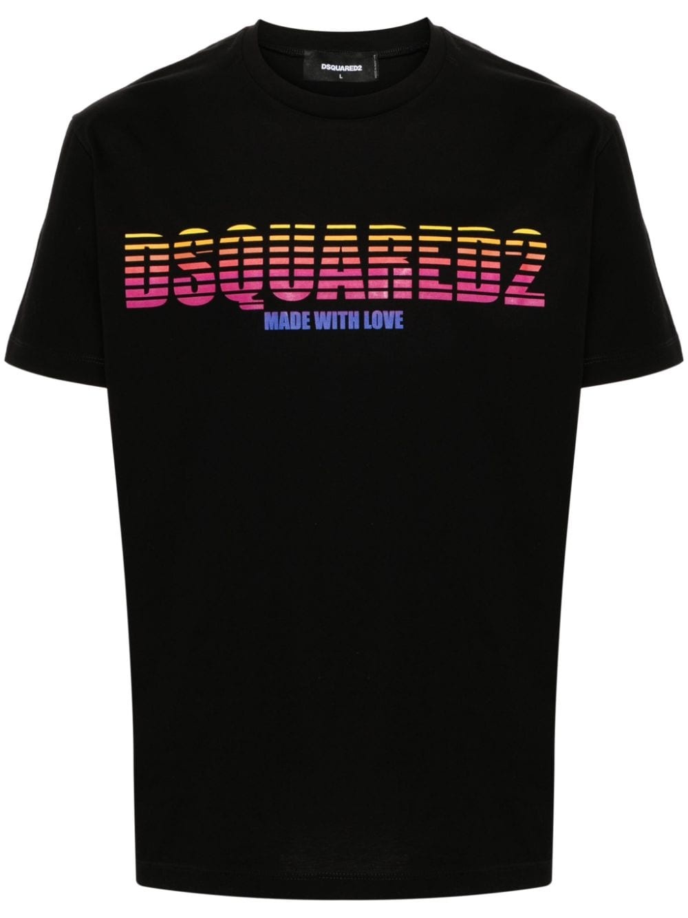 logo-print cotton T-shirt - 1