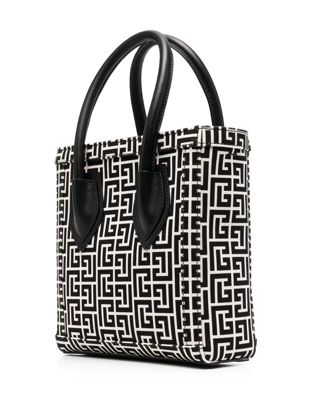 monogram-pattern tote bag - 4