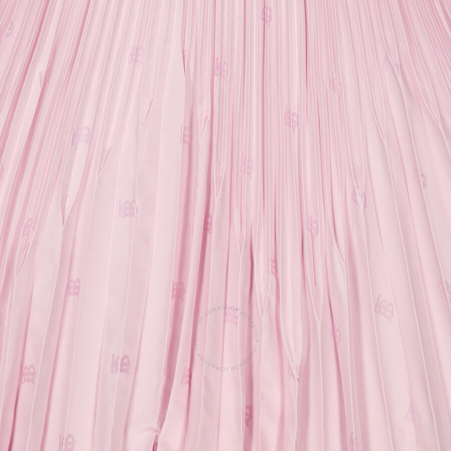Burberry Pale Candy Pink Angelina Pleated Skirt - 6
