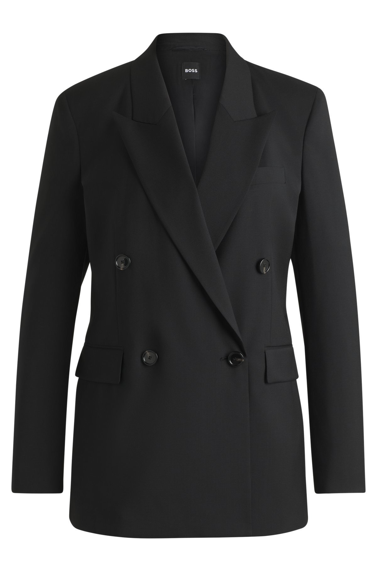 REGULAR-FIT BLAZER IN VIRGIN WOOL - 1