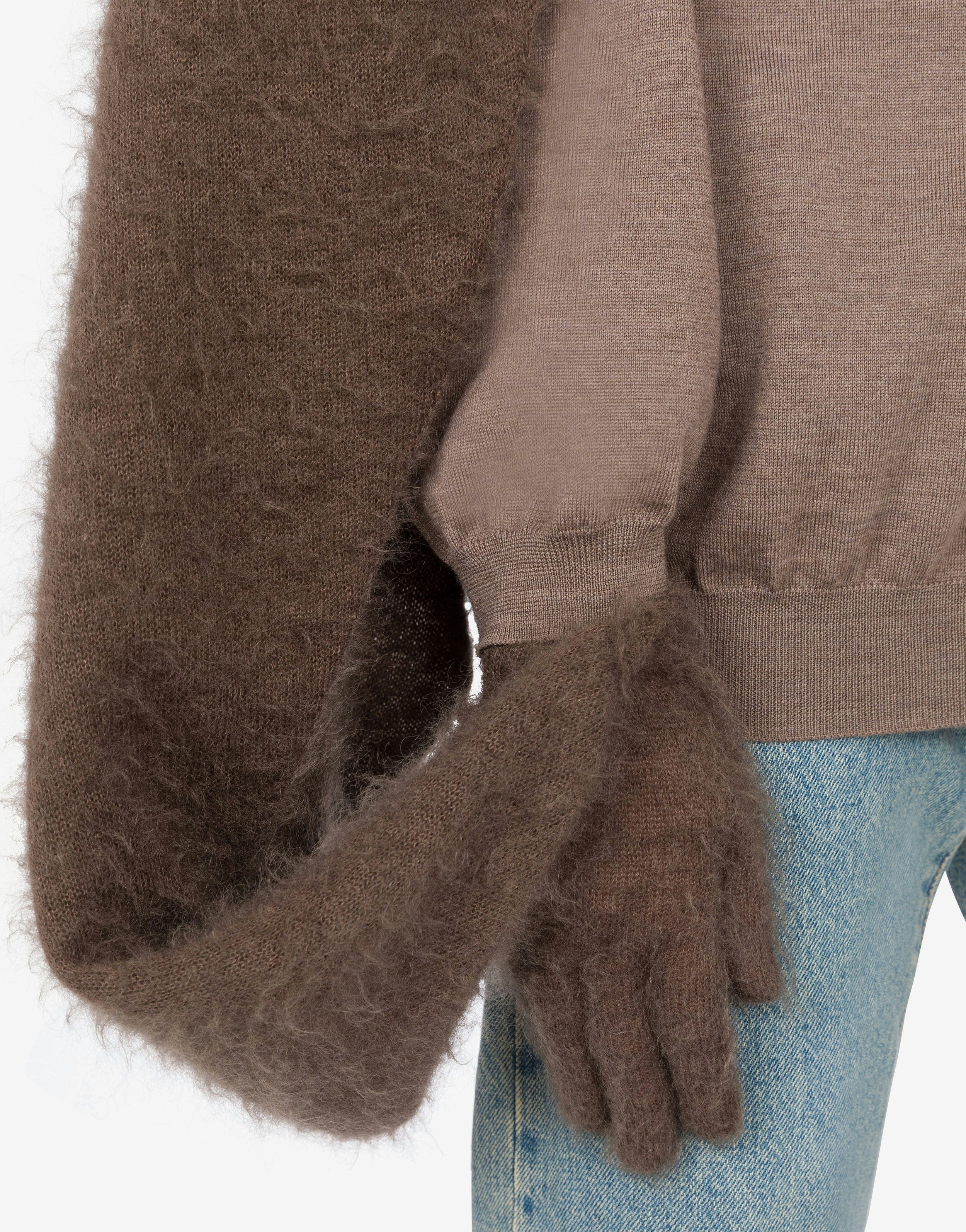 CLOAK IN BRUSHED MOHAIR - 5