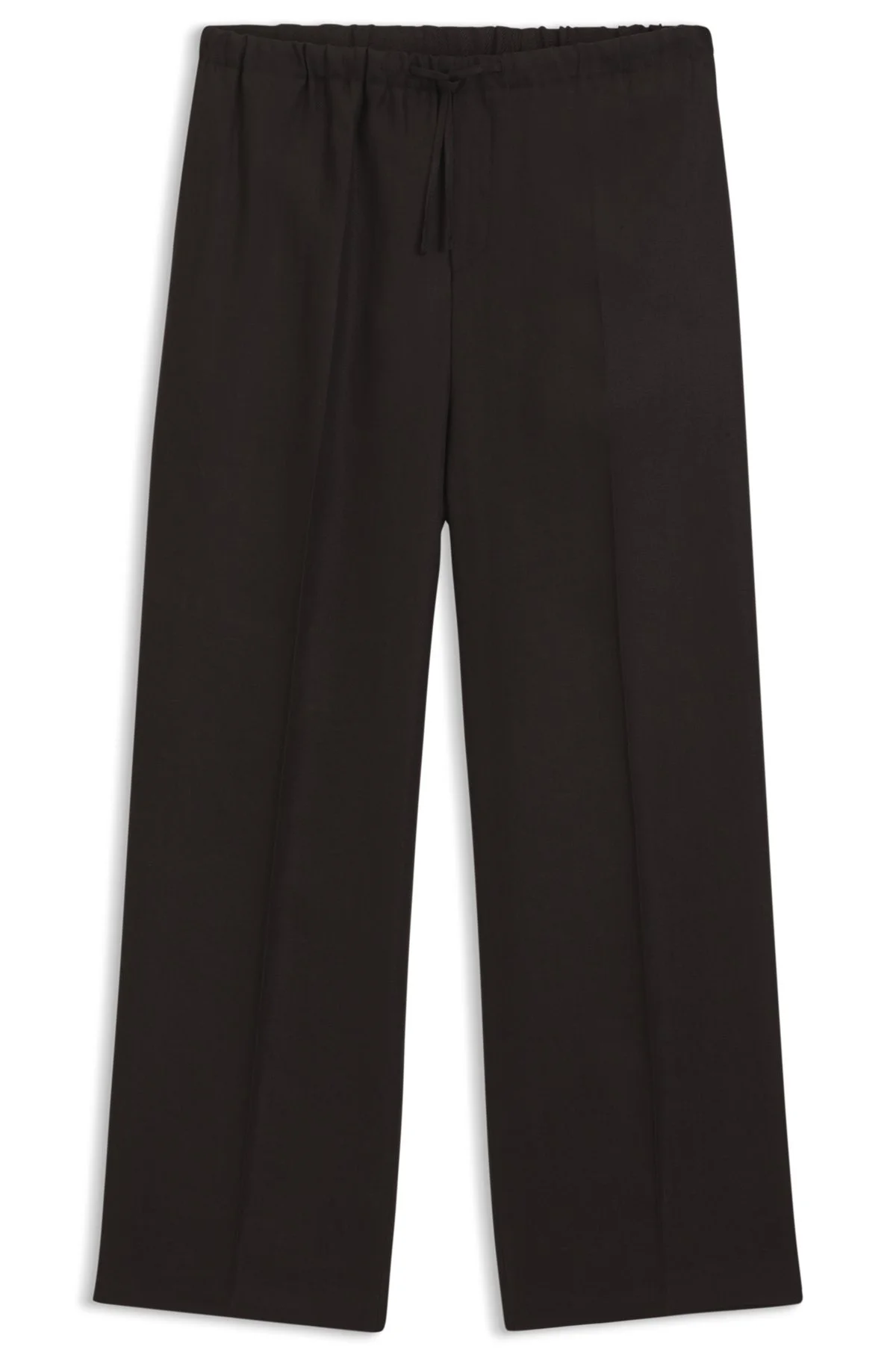 BOSS BY BECKHAM RELAXED-FIT LINEN PANTS - 1