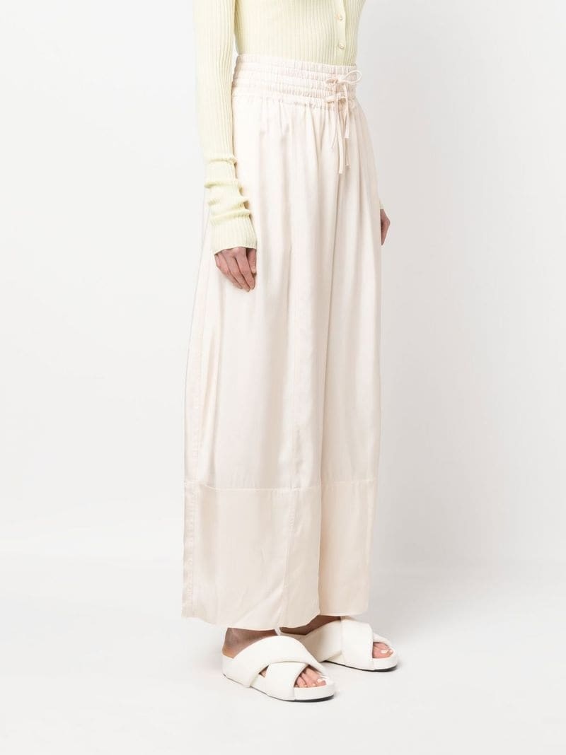 pressed-crease palazzo pants - 3