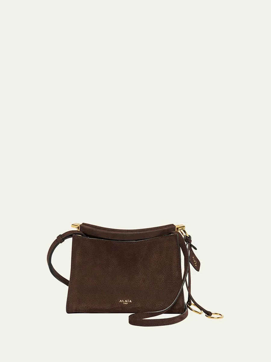 Le Click Small Shoulder Bag in Nubuck Leather - 1