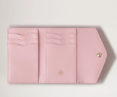 Mulberry Folded Multi-Card Wallet Powder Rose Micro Classic Grain outlook