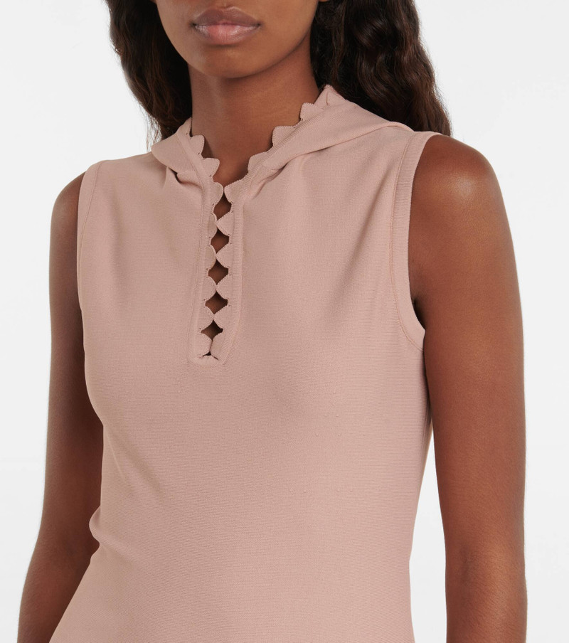 Hooded knit minidress 4