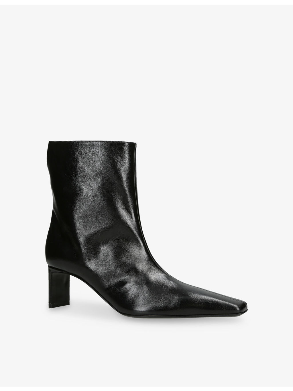 Ona 55 Leather Heeled Ankle Boots - 3