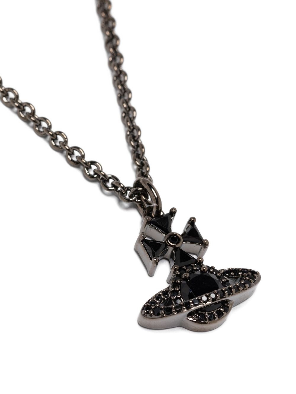 Orb rhinestone-embellished necklace - 3