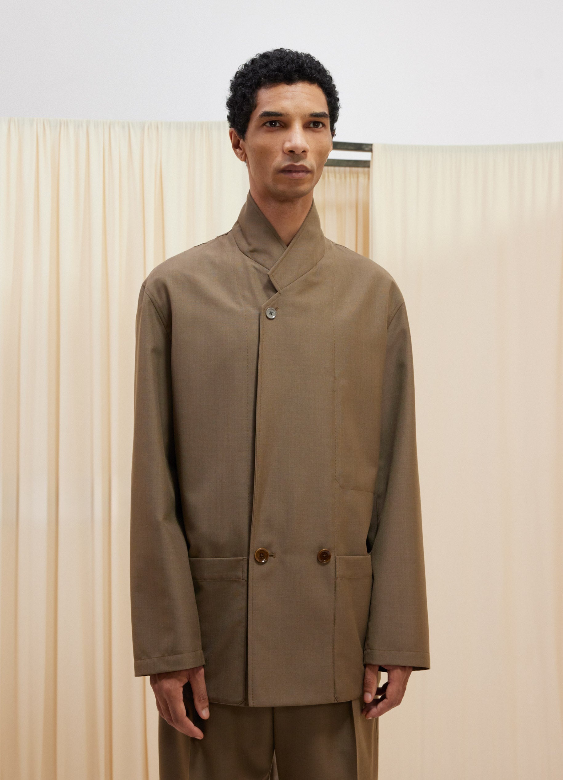 ジャケット・アウター Lemaire Workwear Jacket Sz.46 Squid Ink Lemaire Workwear Jacket - Squid Ink | Garmentory