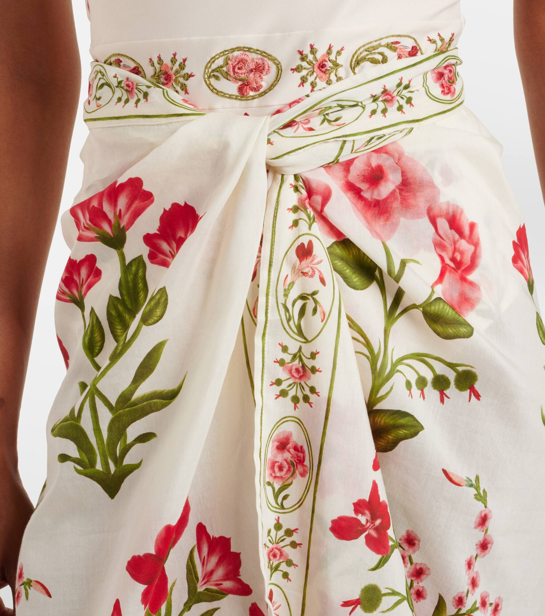 Emelina cotton and silk beach cover-up - 4