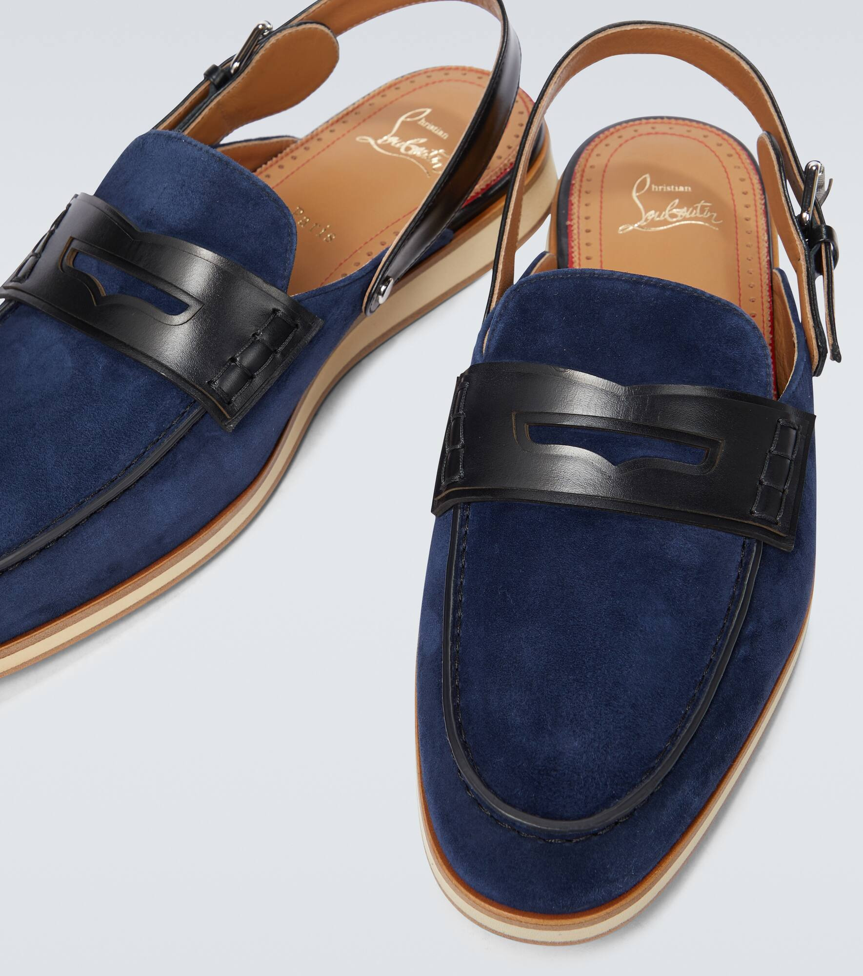 Tricoto suede mules - 3
