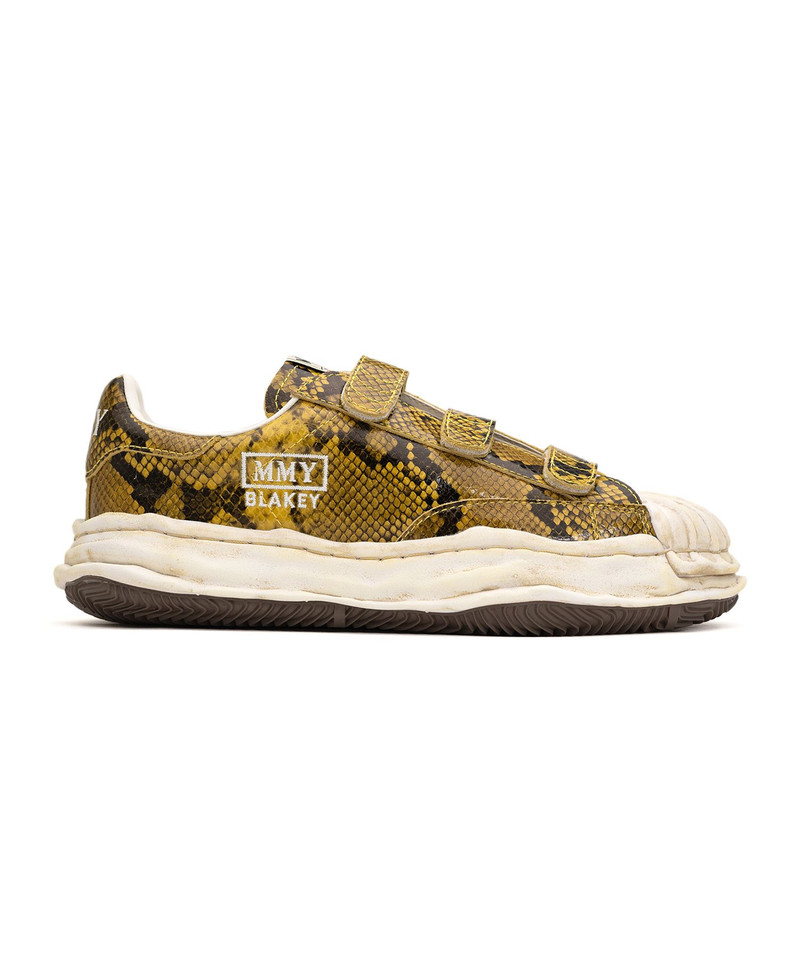 "BLAKEY" OG Sole Python Printed Leather Low-top Sneaker 29