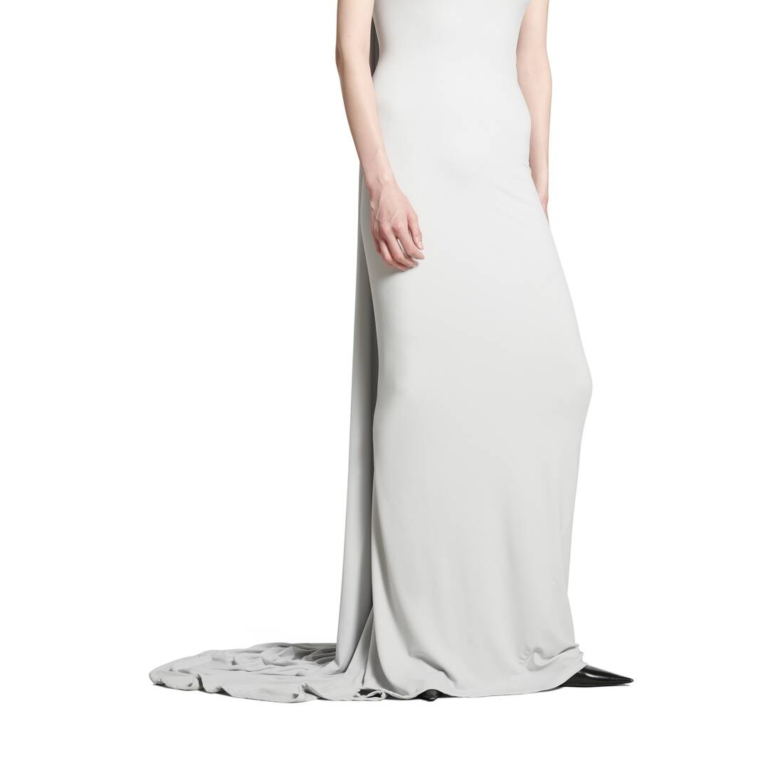 Women's Cb Tank Top Gown in Light Grey - 6