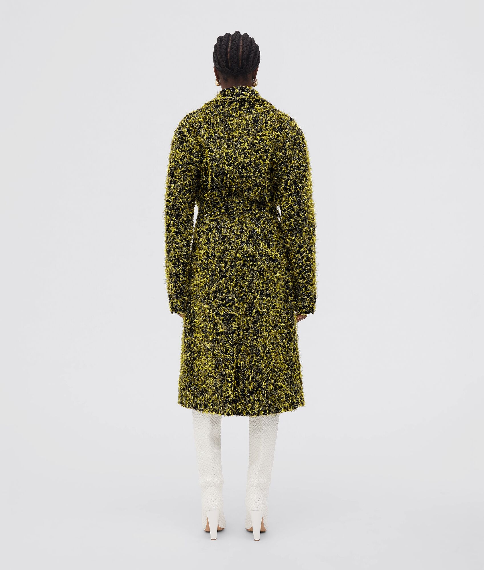 Fil Coupé Wool Coat - 3
